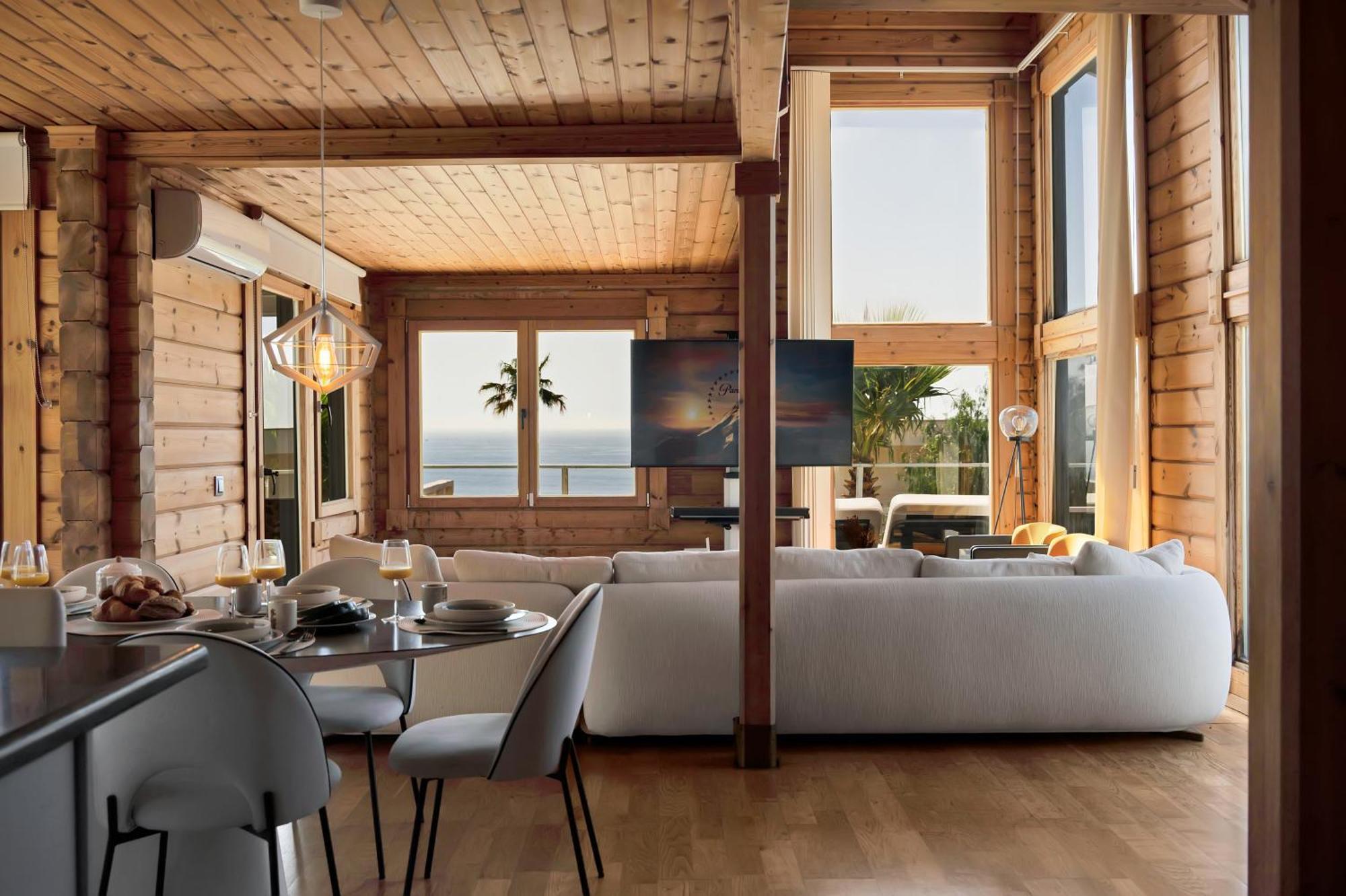 Increible Villa De Madera Con Vistas Al Mar Альхесірас Екстер'єр фото